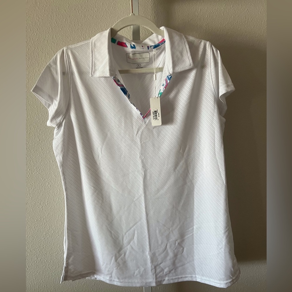 Tournament Collection White SS White Top